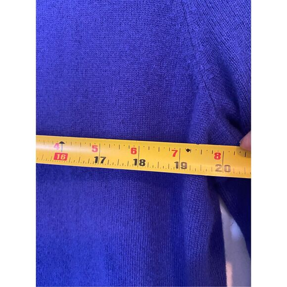 Talbots 100% Pure Cashmere Quarter Sleeve Round Neck Sweater Sz XLp - Picture 4 of 10